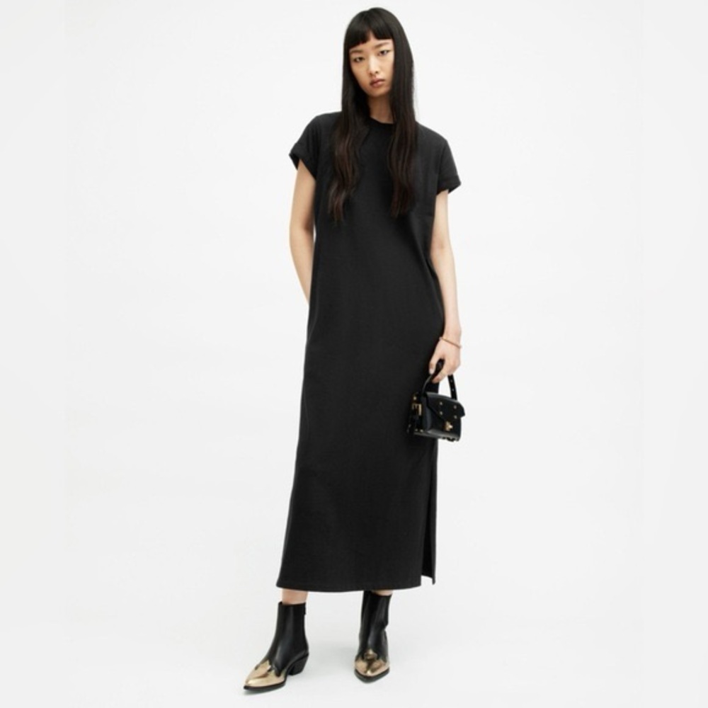All Saints Black Maxi Dress